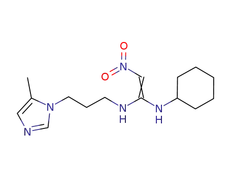 N-(1-(3-(5-methyl-1H-imidazol-1-yl)propylamino)-2-nitrovinyl)cyclohexanamine
