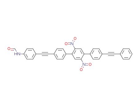 <i>N</i>-[4-(2',5'-dinitro-4''-phenylethynyl-[1,1';4',1'']terphenyl-4-ylethynyl)-phenyl]-formamide