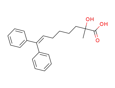2-hydroxy-2-methyl-8,8-diphenyloct-7-enoic acid