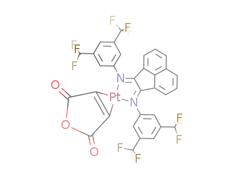 (σ-N,σ-N'-bis(3,5-bis(trifluoromethyl)phenylimino)acenaphthene)(η2-maleic anhydride)platinum(0)