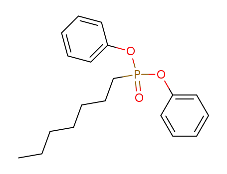 Phosphonic acid, heptyl-, diphenyl ester