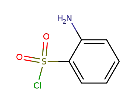 Molecular Structure of 109061-25-8 (2-Amino-benzenesulfonyl chloride)