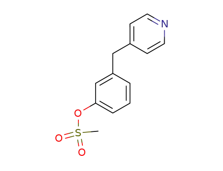 Phenol, 3-(4-pyridinylmethyl)-, methanesulfonate (ester)