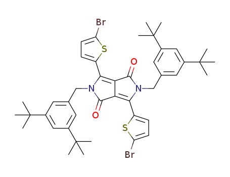 3,6-bis(5-bromothiophen-2-yl)-2,5-bis(3,5-di-tert-butylbenzyl)pyrrolo[3,4-c]pyrrole-1,4(2H,5H)-dione
