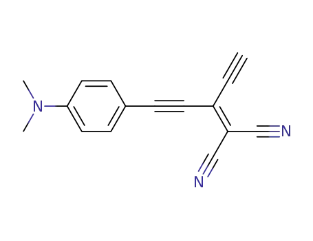 2-[3-(4-dimethylamino-phenyl)-1-ethynyl-prop-2-ynylidene]-malononitrile