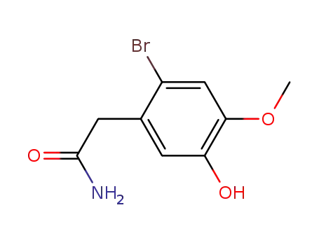 2-bromo-5-hydroxy-4-methoxyphenylacetamide
