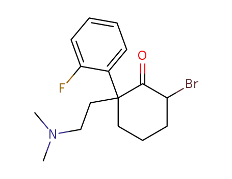 6-bromo-2-(2-dimethylaminoethyl)-2-(2-fluorophenyl)cyclohexanone