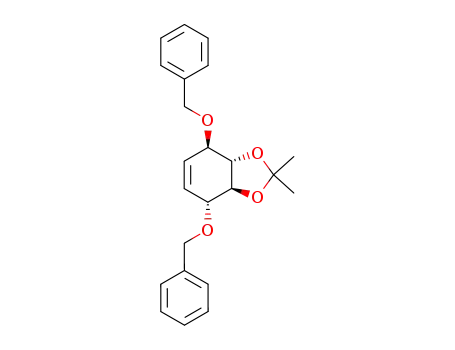 (3aS,4R,7R,7aS)-3a,4,7,7a-tetrahydro-2,2-dimethyl-4,7-bis(phenylmethoxy)-1,3-benzodioxole