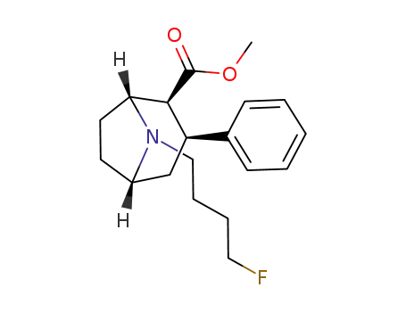 methyl 8-(4-fluorobutyl)-3-phenyl-8-azabicyclo[3.2.1]octane-2-carboxylate