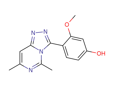3-(4-hydroxy-2-methoxyphenyl)-5,7-dimethyl-1,2,4-triazolo[4,3-c] pyrimidine