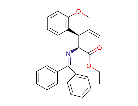 (2S,3R)-ethyl 2-(diphenylmethyleneamino)-3-(2-methoxyphenyl)pent-4-enoate