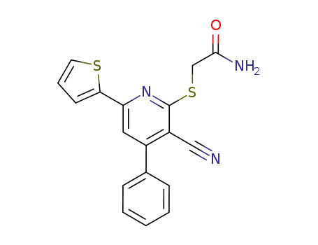 Acetamide, 2-[[3-cyano-4-phenyl-6-(2-thienyl)-2-pyridinyl]thio]-