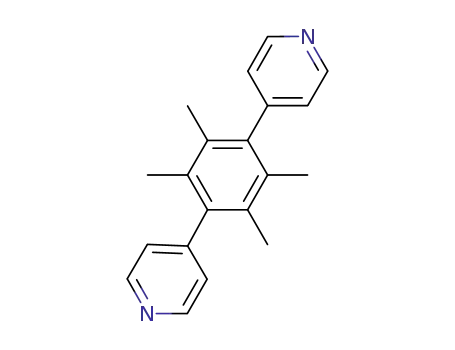 Molecular Structure of 1124218-83-2 (2,3,5,6-tetramethyl-1,4-bis(pyridin-4-yl)benzene)