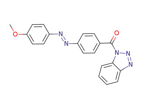 (E)-1-{4-[(4-methoxyphenyl)diazenyl]benzoyl}-1H-benzotriazole