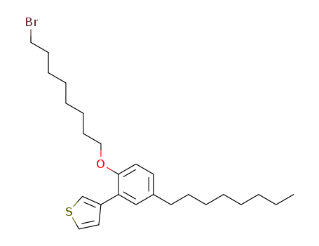 Thiophene, 3-[2-[(8-bromooctyl)oxy]-5-octylphenyl]-