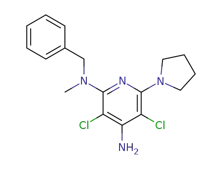 N*2*-Benzyl-3, 5-dichloro-N*2*-methyl-6-pyrrolidin-1-yl-pyridine-2,4-diamine