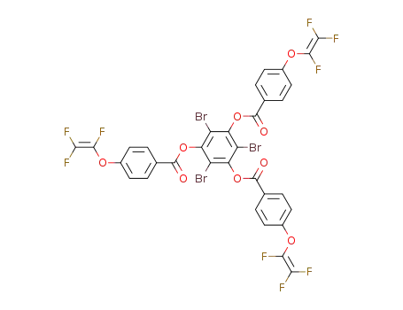 C<sub>33</sub>H<sub>12</sub>Br<sub>3</sub>F<sub>9</sub>O<sub>9</sub>