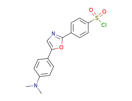 Benzenesulfonyl chloride, 4-[5-[4-(dimethylamino)phenyl]-2-oxazolyl]-