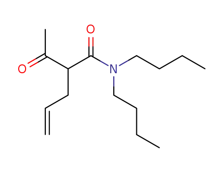 Molecular Structure of 397286-41-8 (4-Pentenamide, 2-acetyl-N,N-dibutyl-)