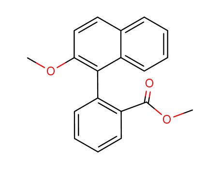 Benzoic acid, 2-(2-methoxy-1-naphthalenyl)-, methyl ester