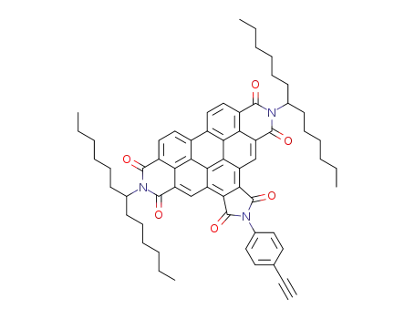 Molecular Structure of 1257338-41-2 (2,10-bis(1-hexylheptyl)-6-(4-ethynylphenyl)-1H-pyrrolo[3',4':4,5]pyreno[2,1,10-def:7,8,9-d'e'f']diisoquinoline-1,3,5,7,9,11(2H,6H,10H)-hexone)