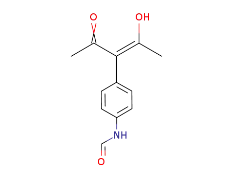 3-(4-formamidophenyl)pentane-2,4-dione
