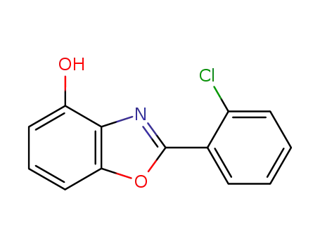 Molecular Structure of 848564-72-7 (4-Benzoxazolol, 2-(2-chlorophenyl)-)