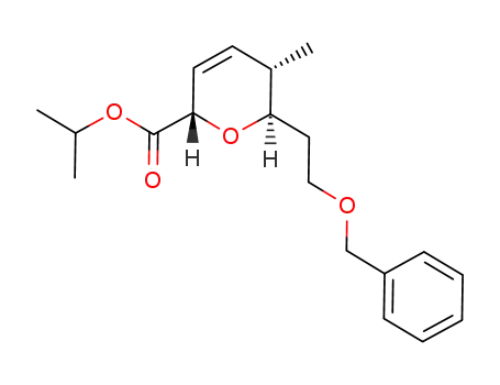 (2S,5S,6R)-isopropyl 6-(2-(tert-butyldiphenylsilyloxy)ethyl)-5-methyl-5,6-dihydro-2H-pyran-2-carboxylate