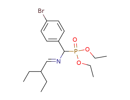 diethyl (4-bromophenyl){[(E)-2-ethyl-1-butylidene]amino}methylphosphonate
