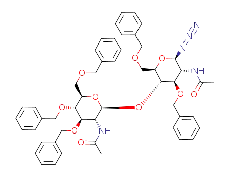 2-(Acetylamino)-4-O-[2-(acetylamino)-2-deoxy-3,4,6-tris-O-(phenylmethyl)-beta-D-glucopyranosyl]-2-deoxy-3,6-bis-O-(phenylmethyl)-beta-D-glucopyranosyl azide
