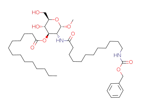 methyl 2-[(12-benzyloxycarbonylamino)dodecanoyl]mino-2-deoxy-3-O-tetradecanoyl-α-D-glucopyranoside