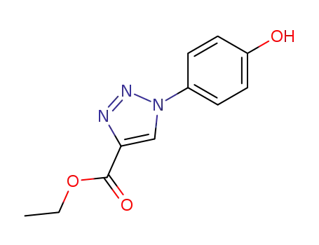 1-(4-hydroxy-phenyl)-1<i>H</i>-[1,2,3]triazole-4-carboxylic acid ethyl ester