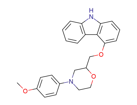 4-(4-(p-methoxyphenyl)-morpholin-2-ylmethoxy)-9H-carbazole