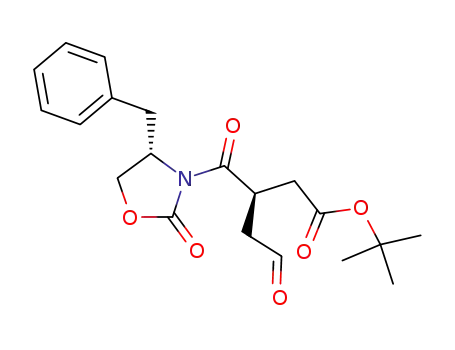 (R)-3-((S)-4-Benzyl-2-oxo-oxazolidine-3-carbonyl)-5-oxo-pentanoic acid tert-butyl ester