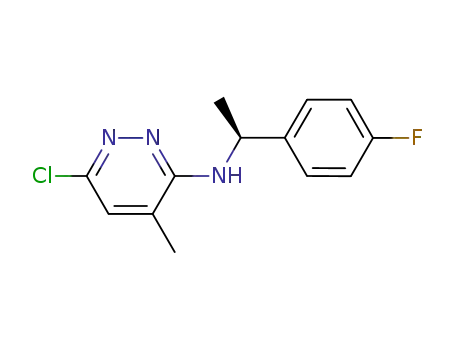 6-chloro-N-[(1S)-1-(4-fluorophenyl)ethyl]-4-methyl-3-pyridazinamine