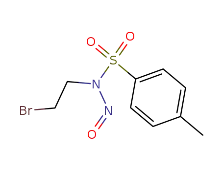 Molecular Structure of 99142-43-5 (Benzenesulfonamide, N-(2-bromoethyl)-4-methyl-N-nitroso-)