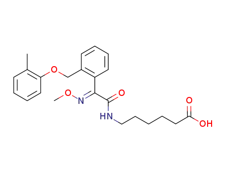 (E)-4-(2-methoxyimino-2-[2-(o-tolyloxymethyl)phenyl]acetamido)hexanoic acid