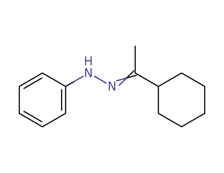 Molecular Structure of 16917-30-9 (Ethanone, 1-cyclohexyl-, phenylhydrazone)