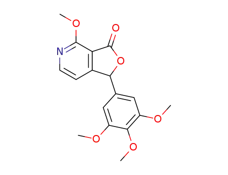 Furo[3,4-c]pyridin-3(1H)-one, 4-methoxy-1-(3,4,5-trimethoxyphenyl)-