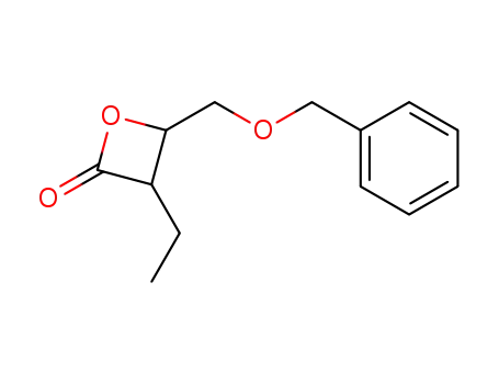 2-Oxetanone,3-ethyl-4-[(phenylmethoxy)methyl]-,(3R,4R)-(9CI)
