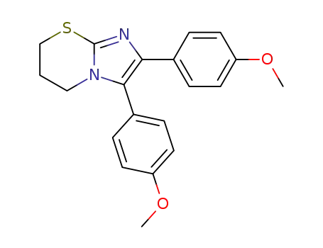 5H-Imidazo[2,1-b][1,3]thiazine, 6,7-dihydro-2,3-bis(4-methoxyphenyl)-