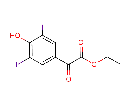 ethyl 2-(4-hydroxy-3,5-diiodophenyl)-2-oxoacetate
