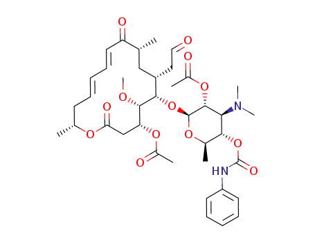 Acetic acid (2S,3R,4S,5S,6R)-2-[(11E,13E)-(4R,5S,6S,7R,9R,16R)-4-acetoxy-5-methoxy-9,16-dimethyl-2,10-dioxo-7-(2-oxo-ethyl)-oxacyclohexadeca-11,13-dien-6-yloxy]-4-dimethylamino-6-methyl-5-phenylcarbamoyloxy-tetrahydro-pyran-3-yl ester