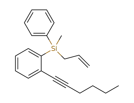 1-[allyl(methyl)phenylsilyl]-2-(1-hexynyl)benzene