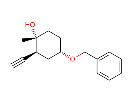 Cyclohexanol, 2-ethynyl-1-methyl-4-(phenylmethoxy)-, (1R,2S,4S)-