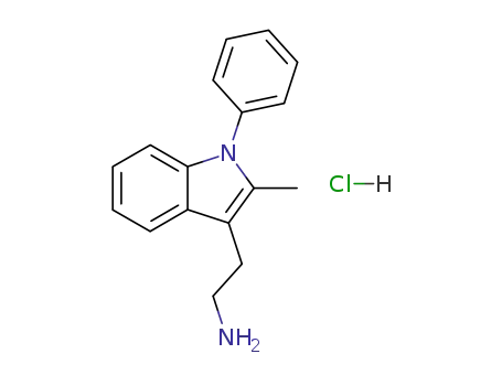 Molecular Structure of 692739-71-2 (2-(2-METHYL-1-PHENYL-1H-INDOL-3-YL)-ETHYLAMINE HYDROCHLORIDE)
