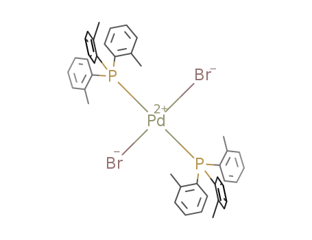 Dibromobis(tri-o-tolylphosphine)palladium(II)