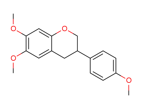 Molecular Structure of 128885-11-0 (4',6,7-trimethoxyisoflavane)