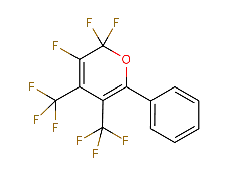 Molecular Structure of 1206484-46-9 (2,2,3-trifluoro-4,5-bis(trifluoromethyl)-6-phenyl-2H-pyran)