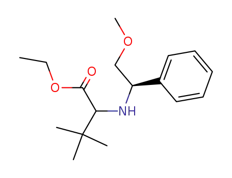 2-((R)-2-Methoxy-1-phenyl-ethylamino)-3,3-dimethyl-butyric acid ethyl ester